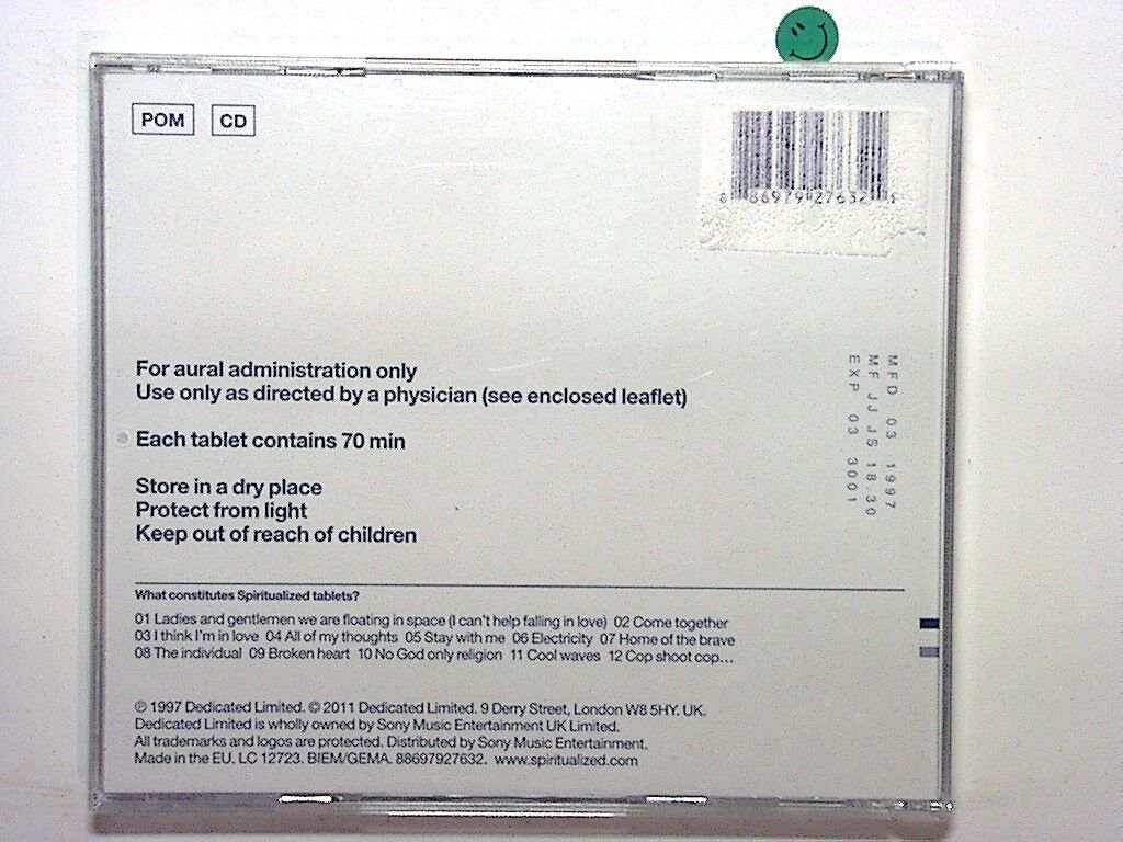 Spiritualized - Ladies & Gentlemen We Are Floating in Space CD Mint