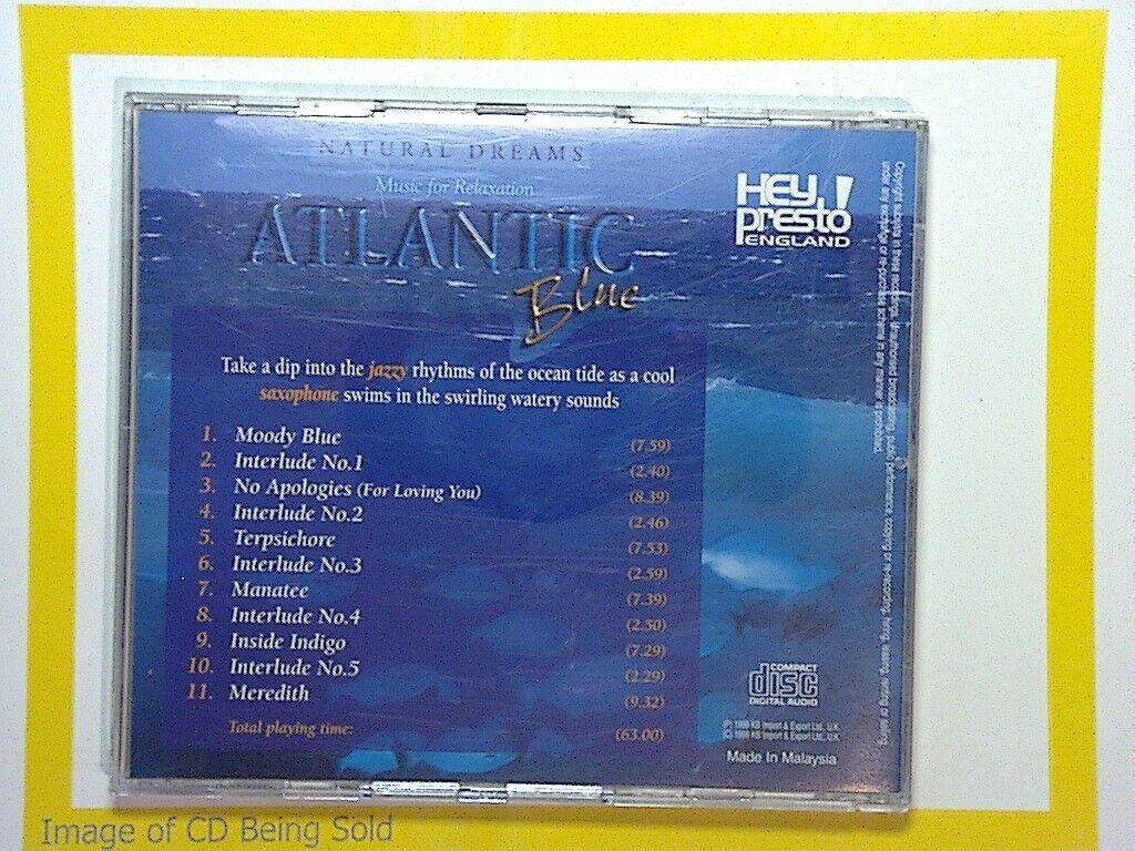 Natural Dreams Music For Relaxation Atlantic Blue CD Mint