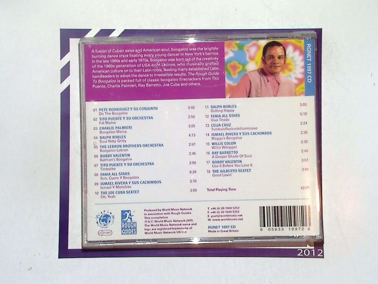 The Rough Guide To Boogaloo CD Mint