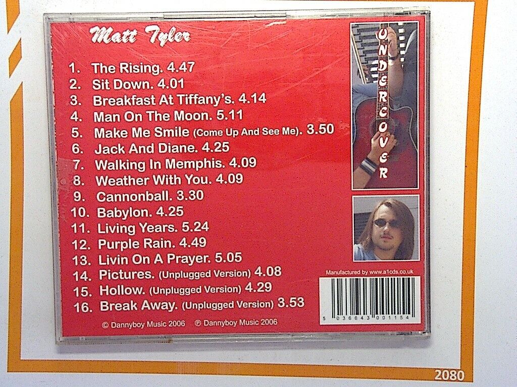 Matt Tyler Undercover Cd Mint