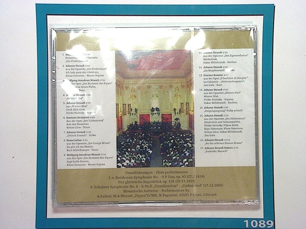 Wiener Hofburgorchester Johann Straus Wolfgang Amadeus Mozart CD NEW & Sealed