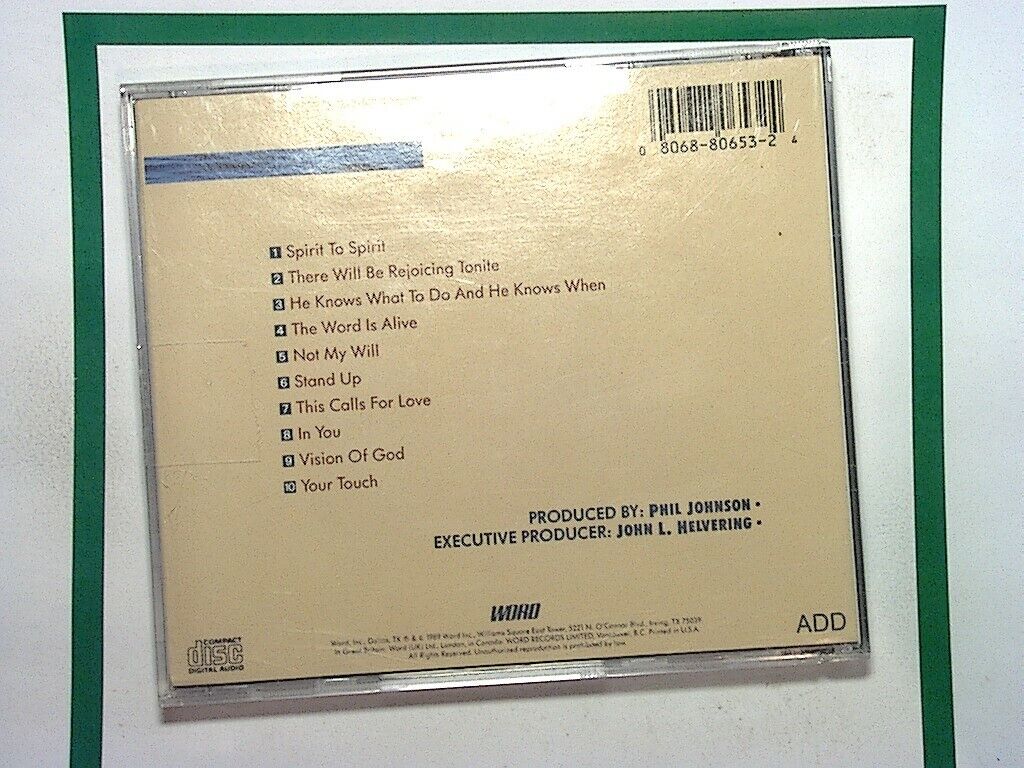 One - Spirit to Spirit CD Nr Mint