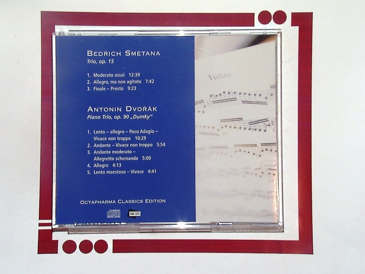 Polus Marguerre Delacroix - Bedrich Smetana Antonin Dvorak CD Nr Mint