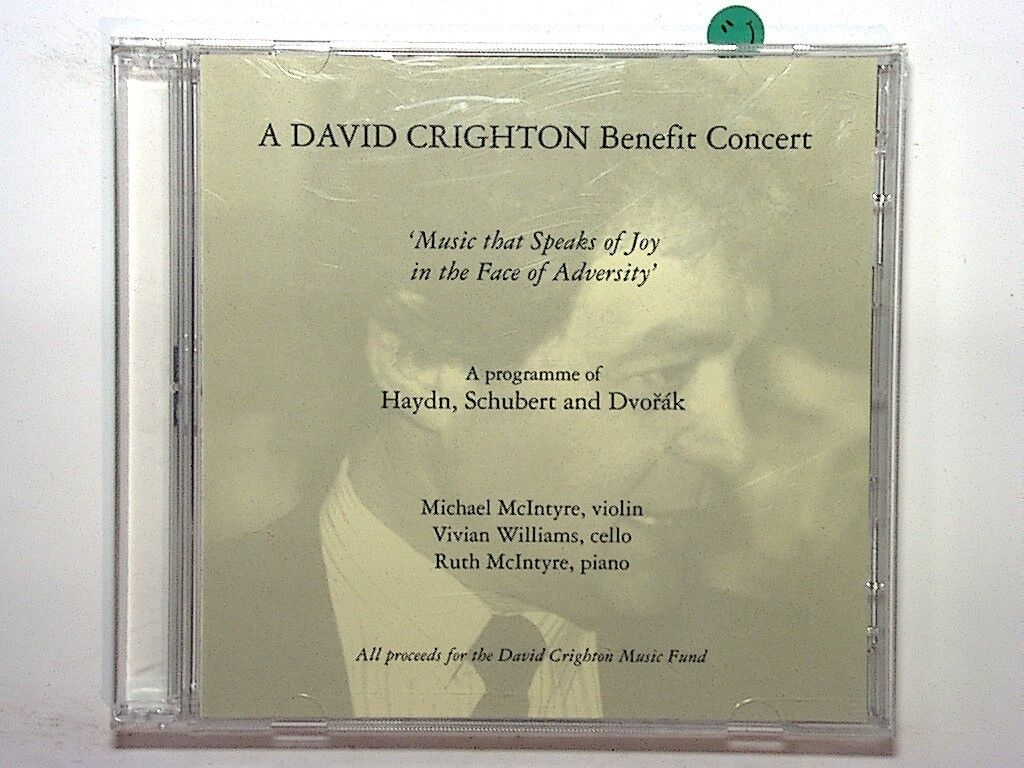 A David Crighton Benefit Concert CD Haydn, Schubert & Dvorak CD Mint