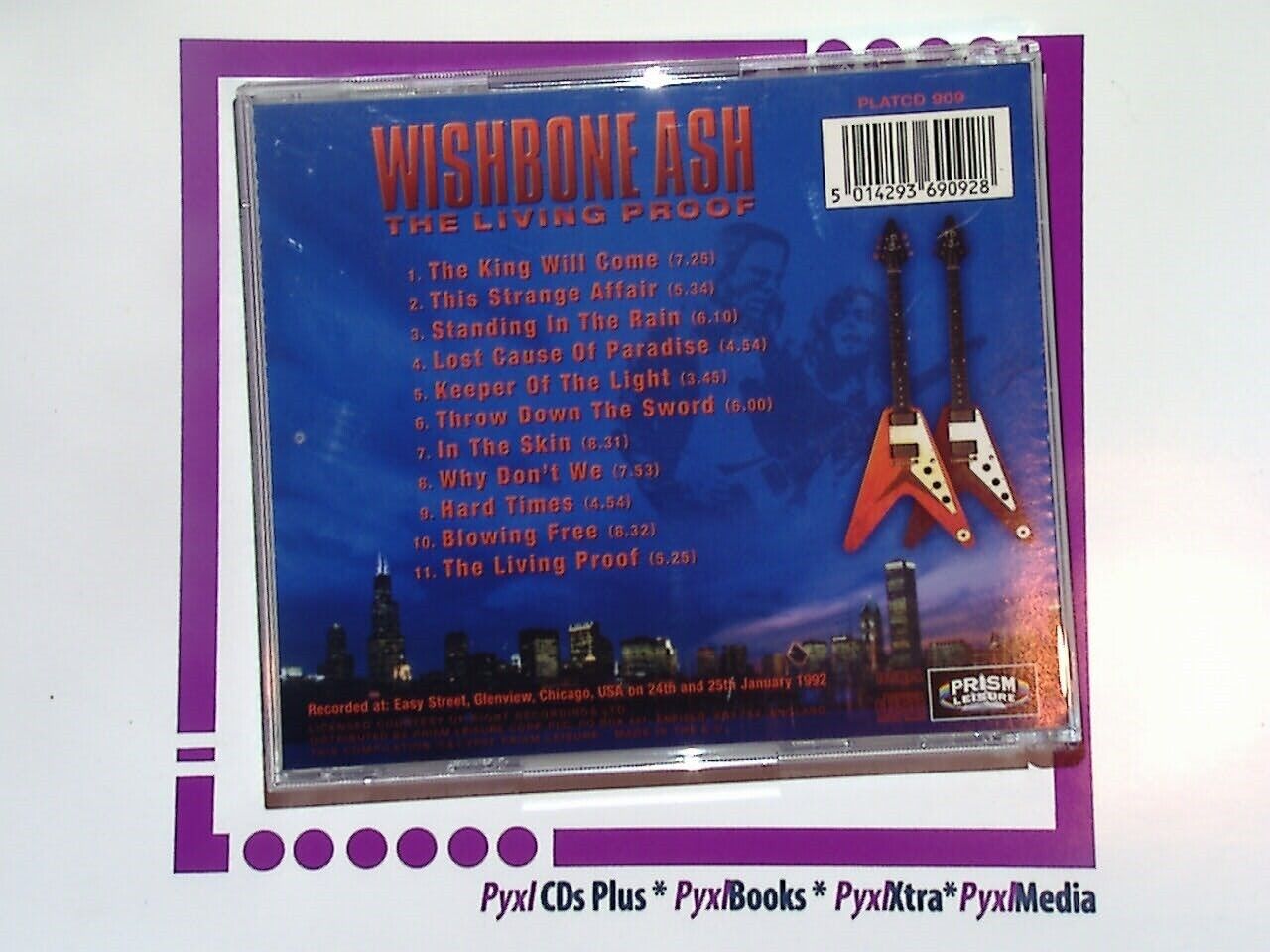 Wishbone Ash Living Proof Live In Chicago CD Mint