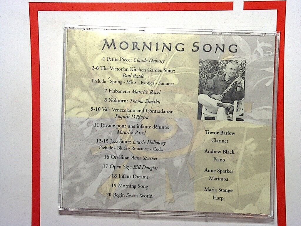 Trevor Barlow Morning Song CD Clarinet Mint