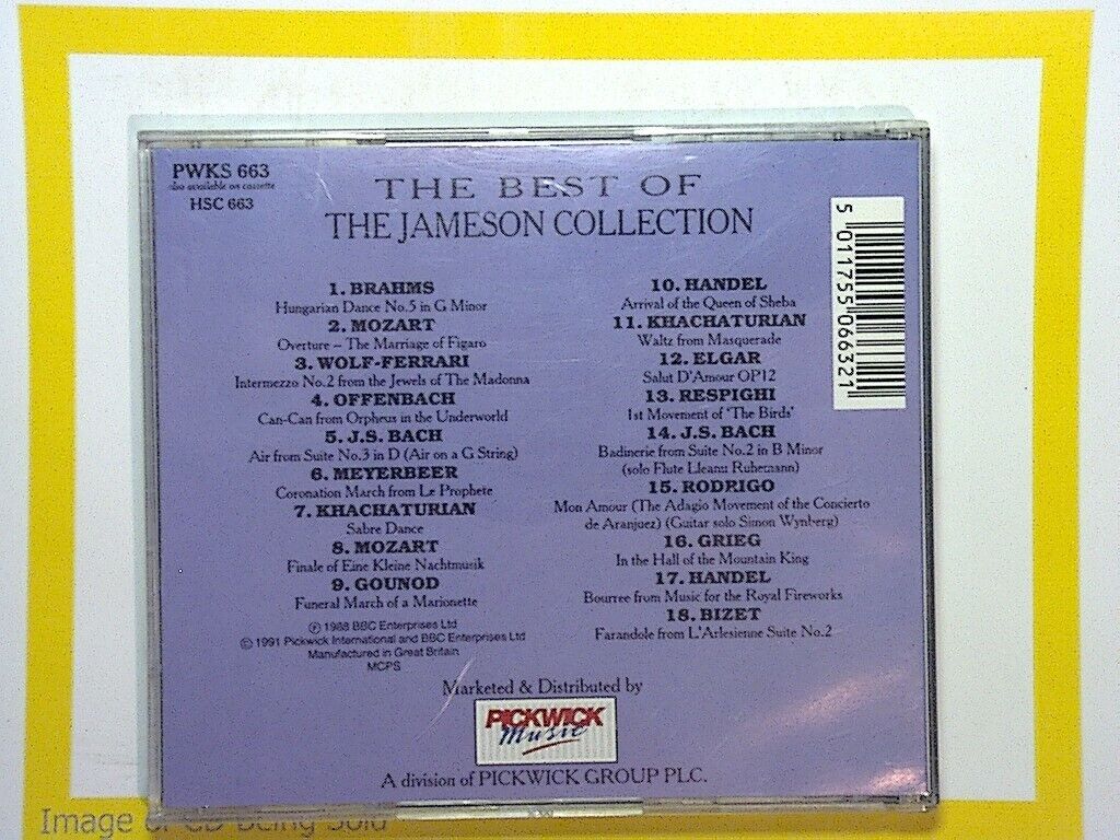 Timeless Classics selected by David Jameson CD Mint