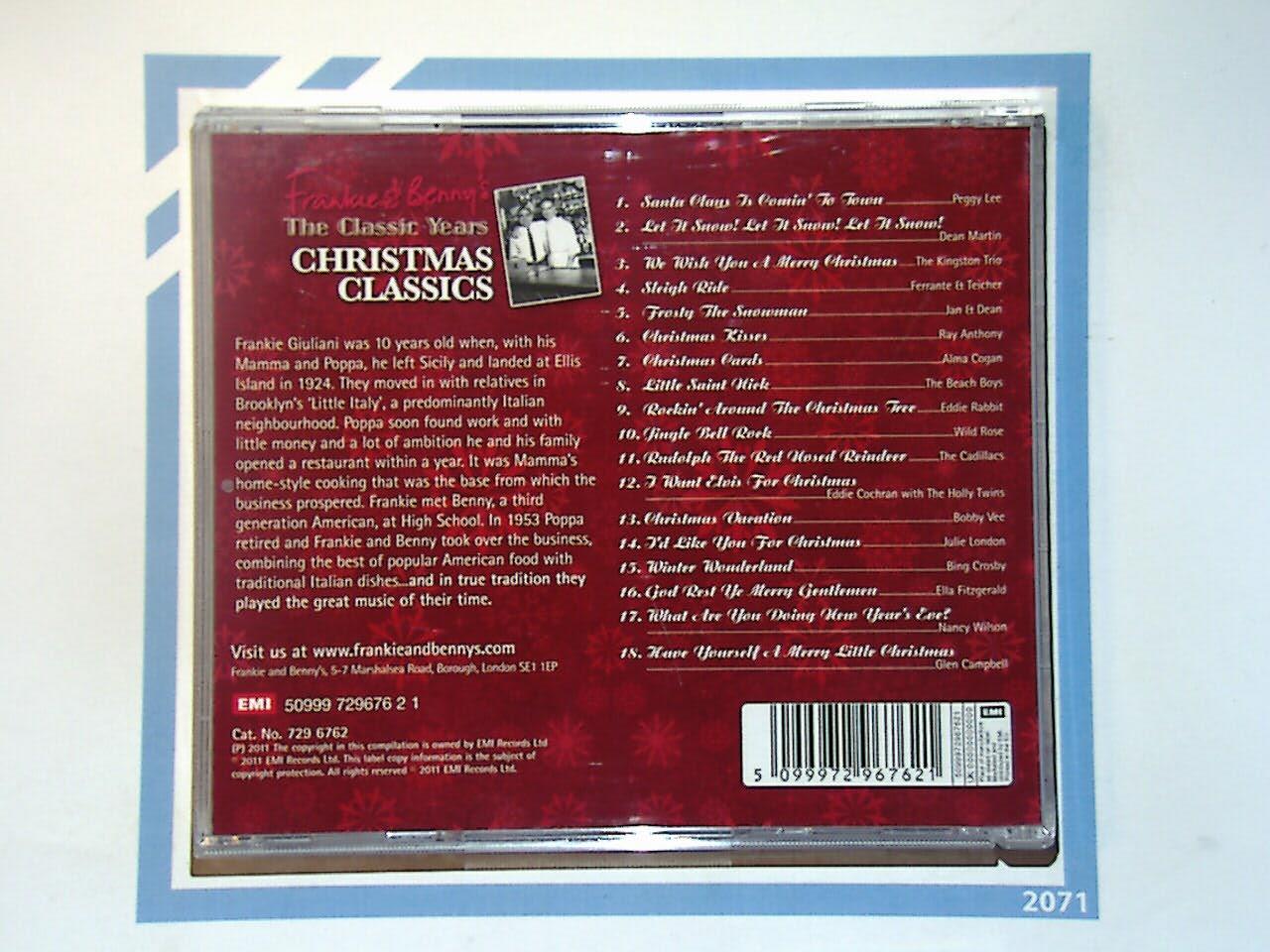 Frankie & Benny's - Christmas CD Mint