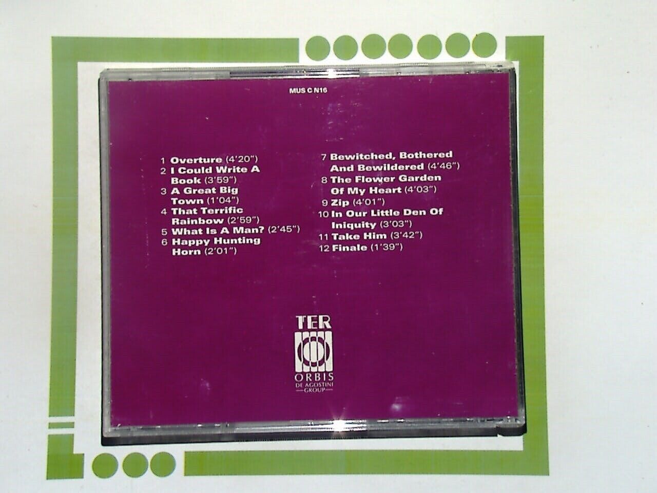 The Musicals Collection #16 Pal Joey Original London 1980 Cast CD Mint