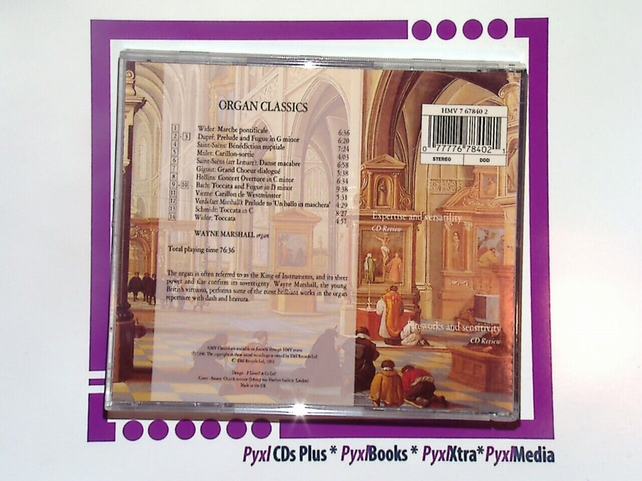 Wayne Marshall - Organ Classics CD VGC