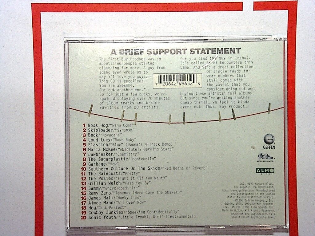 Various Artists	Buy-Product 2: Brief Encounters- Revealing Songs CD Mint