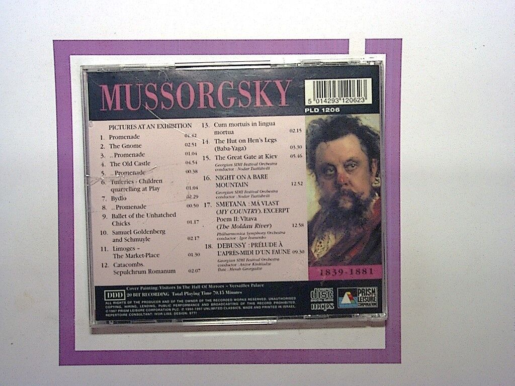 Missorgsky Pictures At An exhibition CD Mint