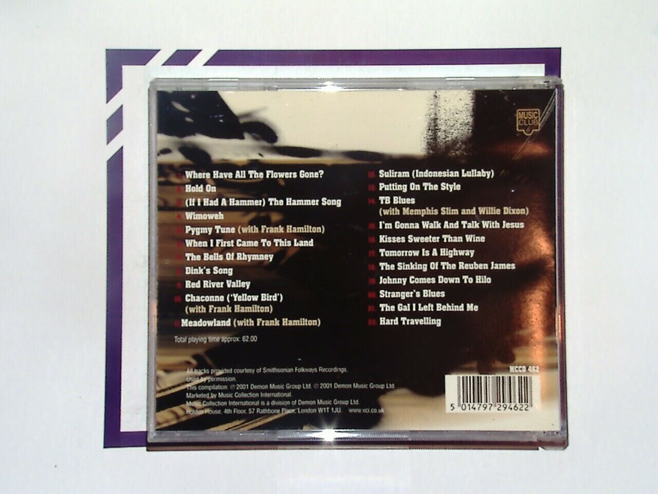 Pete Seeger Hard Travelling, the Very Best CD Mint