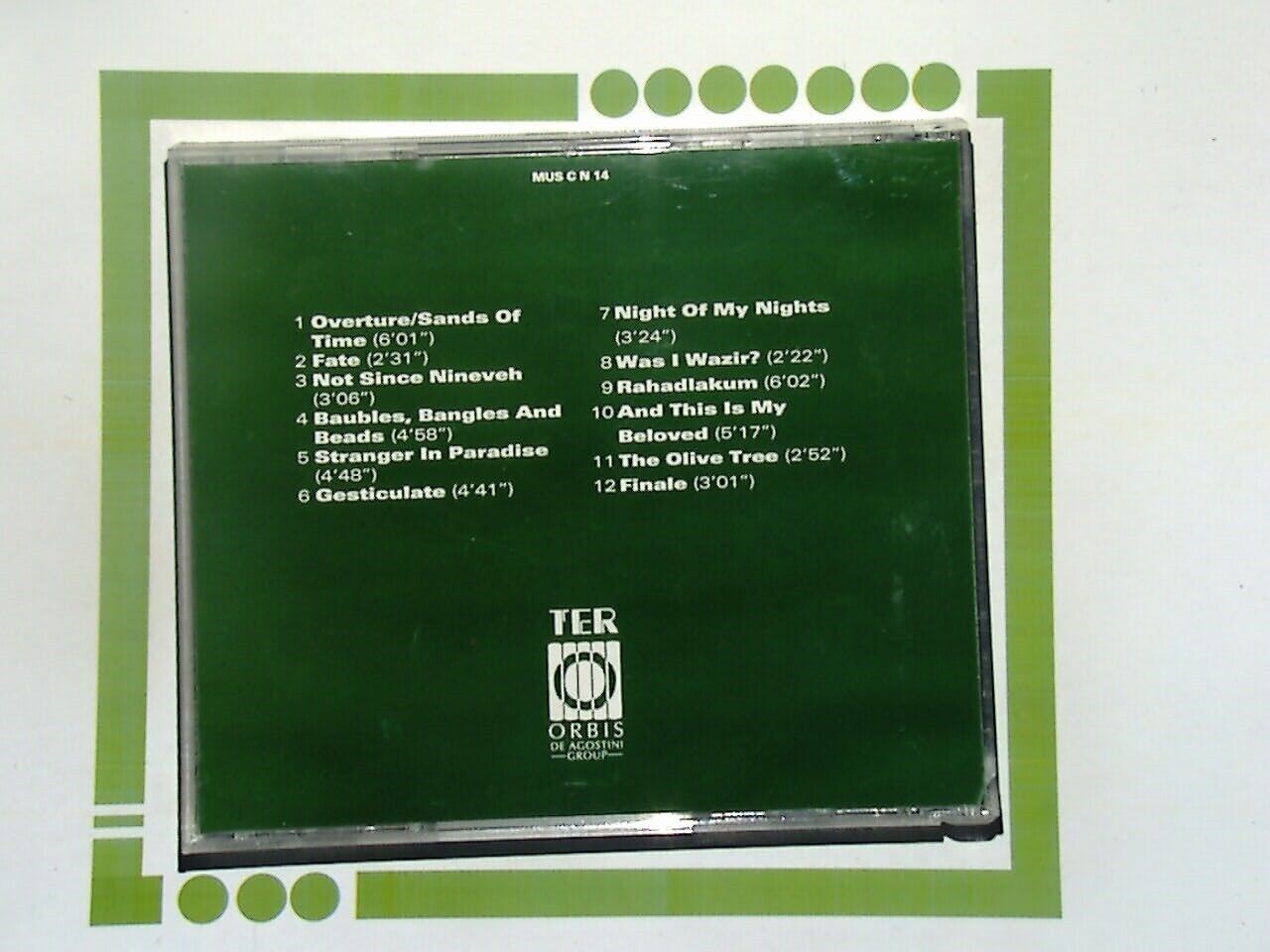 The Musicals Collection #14 Kismet CD Mint