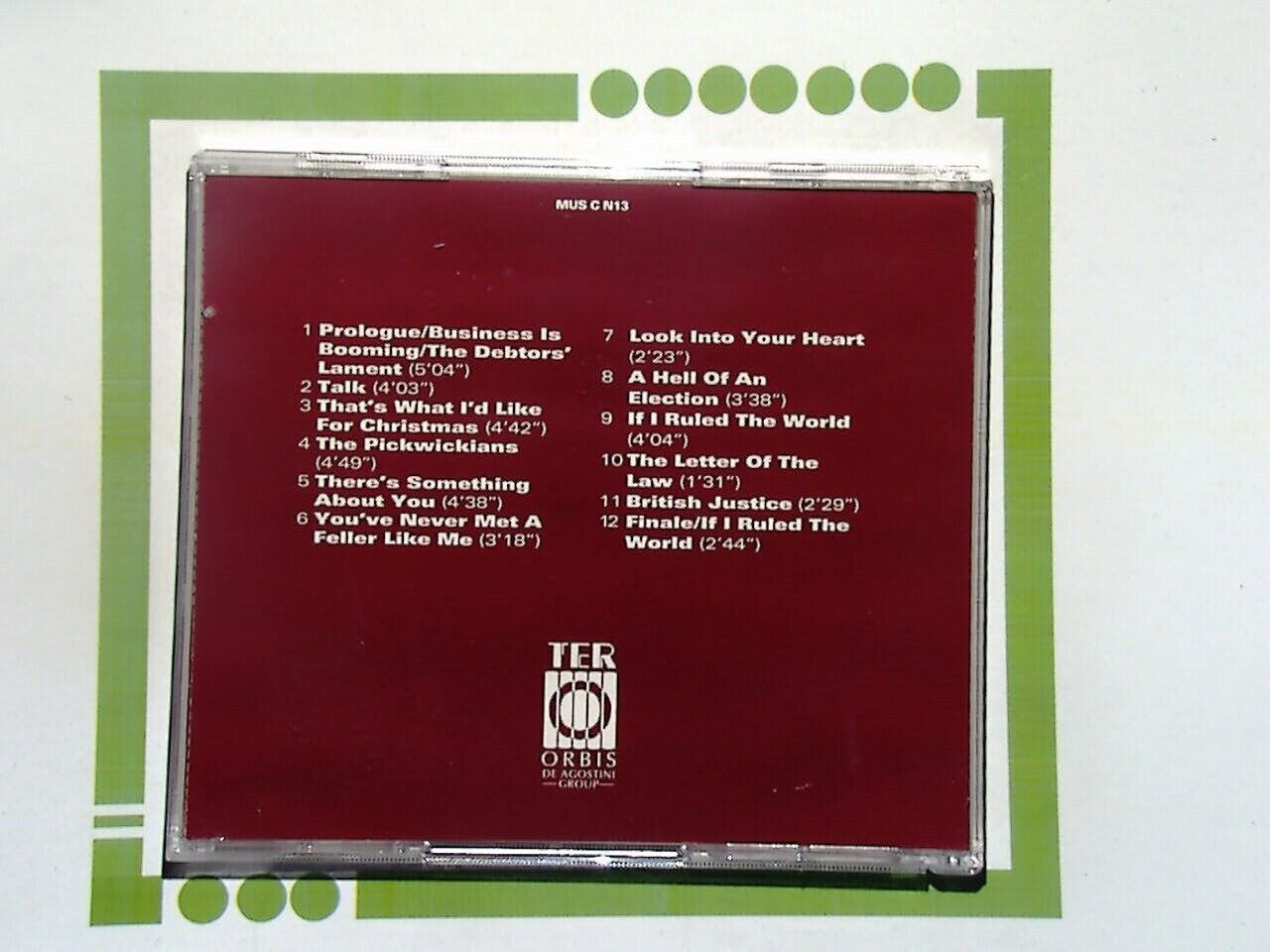 The Musicals Collection #13 Pickwick CD Mint