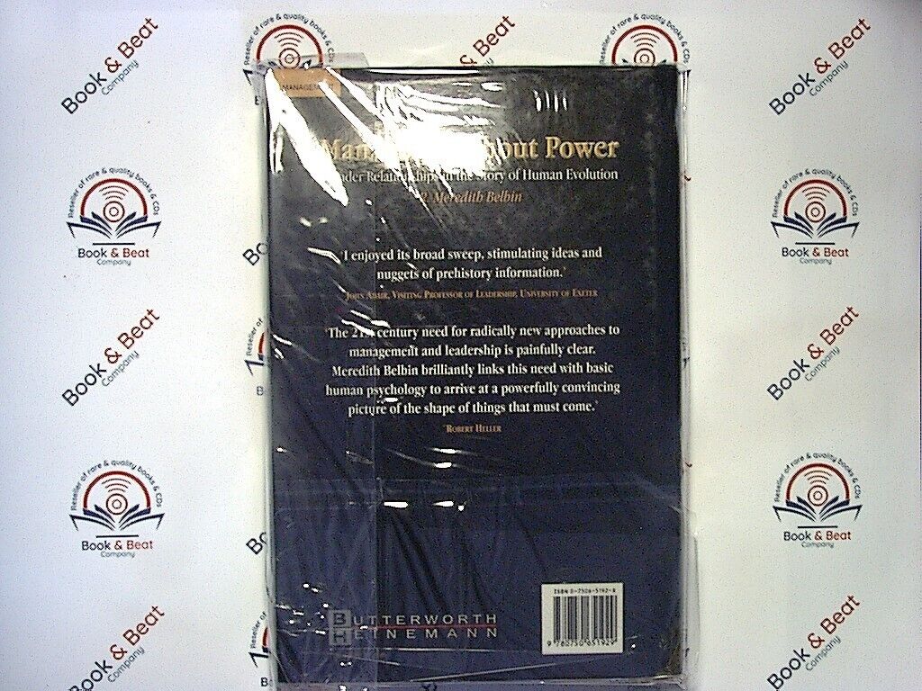 R Meredith Belbin - Managing Without Power Gender relationships... HB New