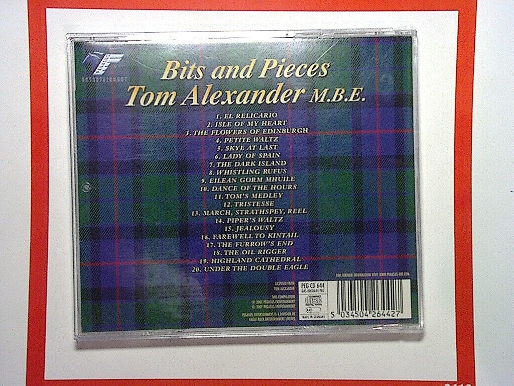 Tom Alexander Bits and Pieces CD Mint