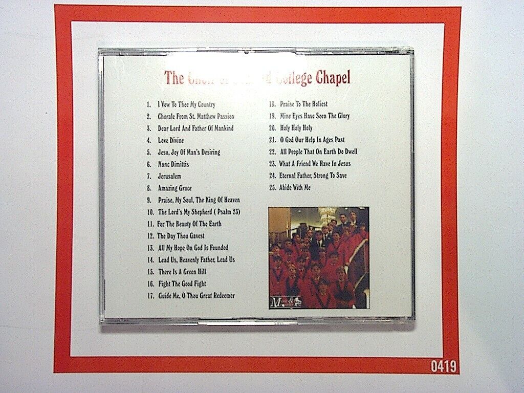 The Choir Of Seaford College Chapel CD Mint
