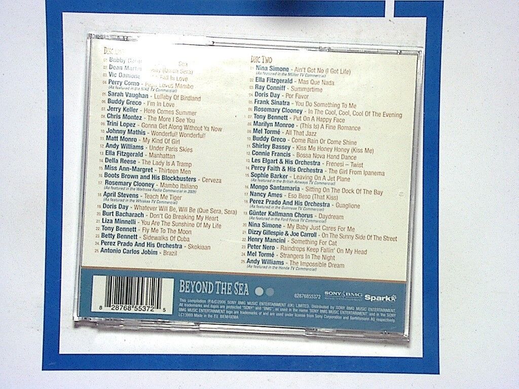 Various Artists	Beyond The Sea 50 Summer Classics 2 Cd mint