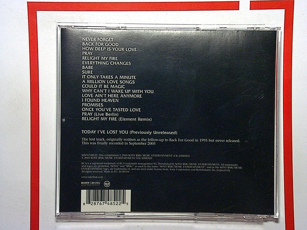 Take That - Never Forget (The Ultimate Collection) CD Mint