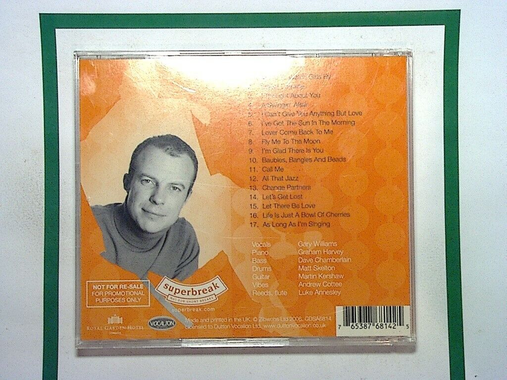 Ref:1039 Gary Williams - In the Lounge with (2007) CD Nr Mint