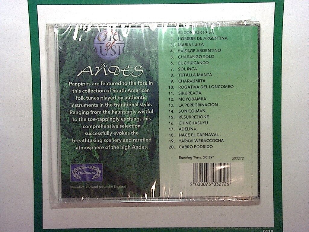 Various Artists - World of Music (Andes, 1998) CD New & factory Sealed