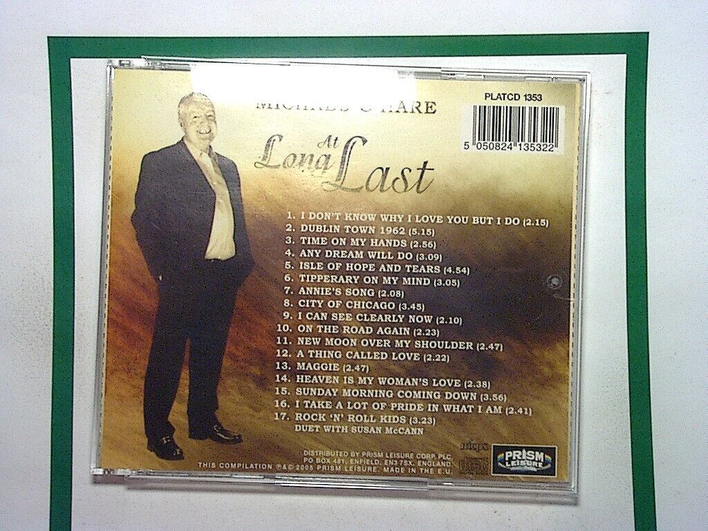 Michael O'Hare - At Long Last Michael O'Hare CD Mint