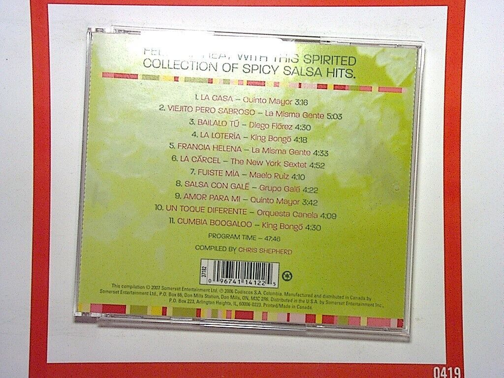 Various Artists 	Salsa Party Mix CD Mint