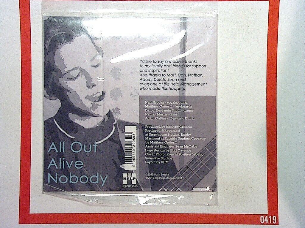 Nath Brooks - All Out CD NEW