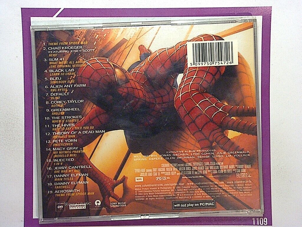 Music From And Inspired By Spider-Man CD