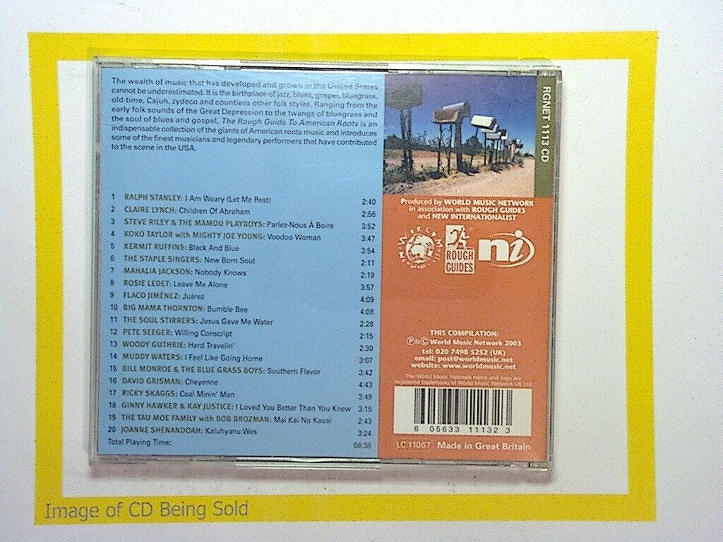 Various Artists	The Rough Guide to American Roots CD Mint