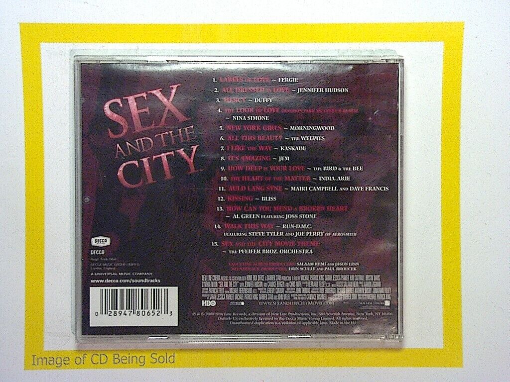Sex & The City Original Soundtrack CD Mint