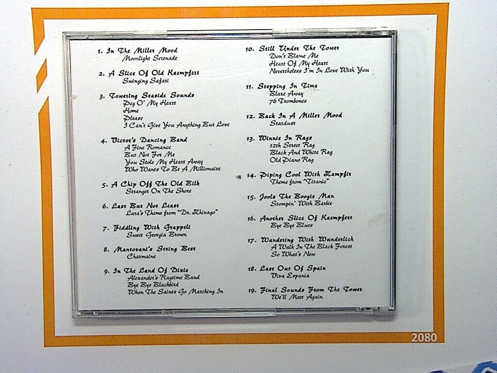 Ray Kirk Keyboard Reflections CD Organised Sounds of CD VGC