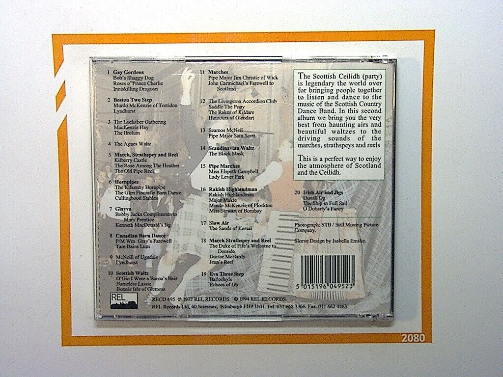 Scottish Country Dance Band Scottish Ceilidh Music Vol 2 CD Mint