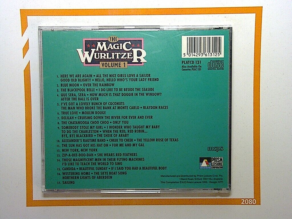 The Magic Wurlitzer Vol. 1 CD Mint