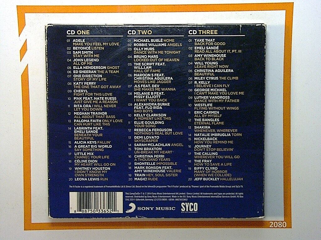 various Artists	The X Factor Songbook 3CD VGC