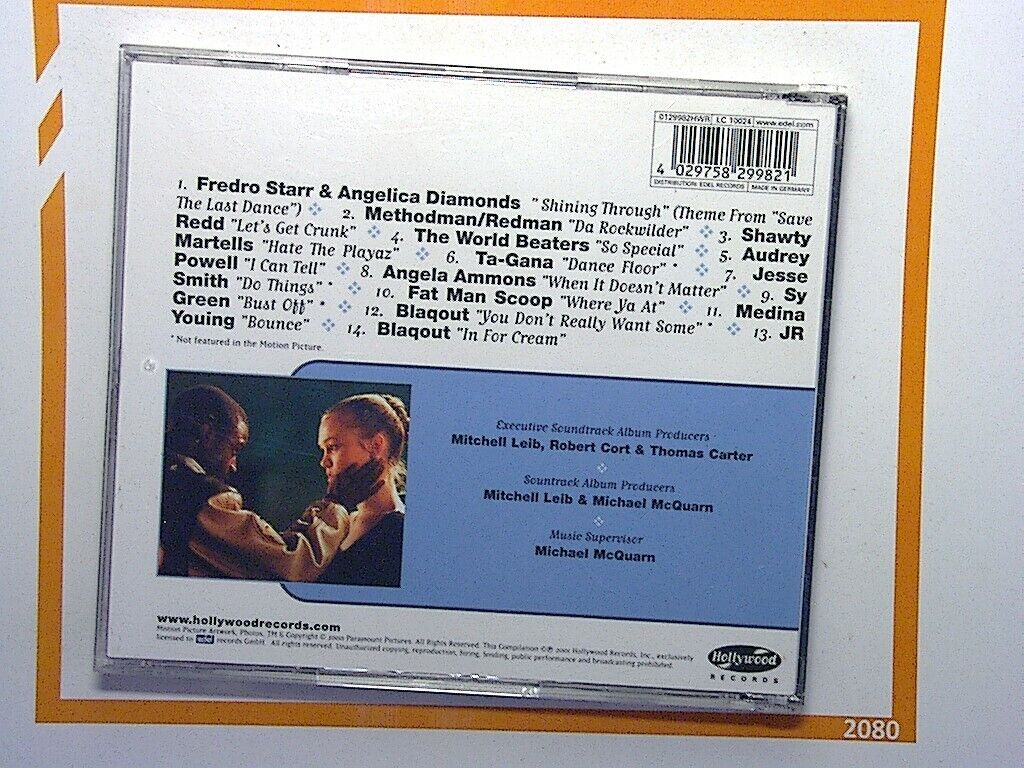 More Music from '"Save The Last Dance" Movie Soundtrack Cd Mint