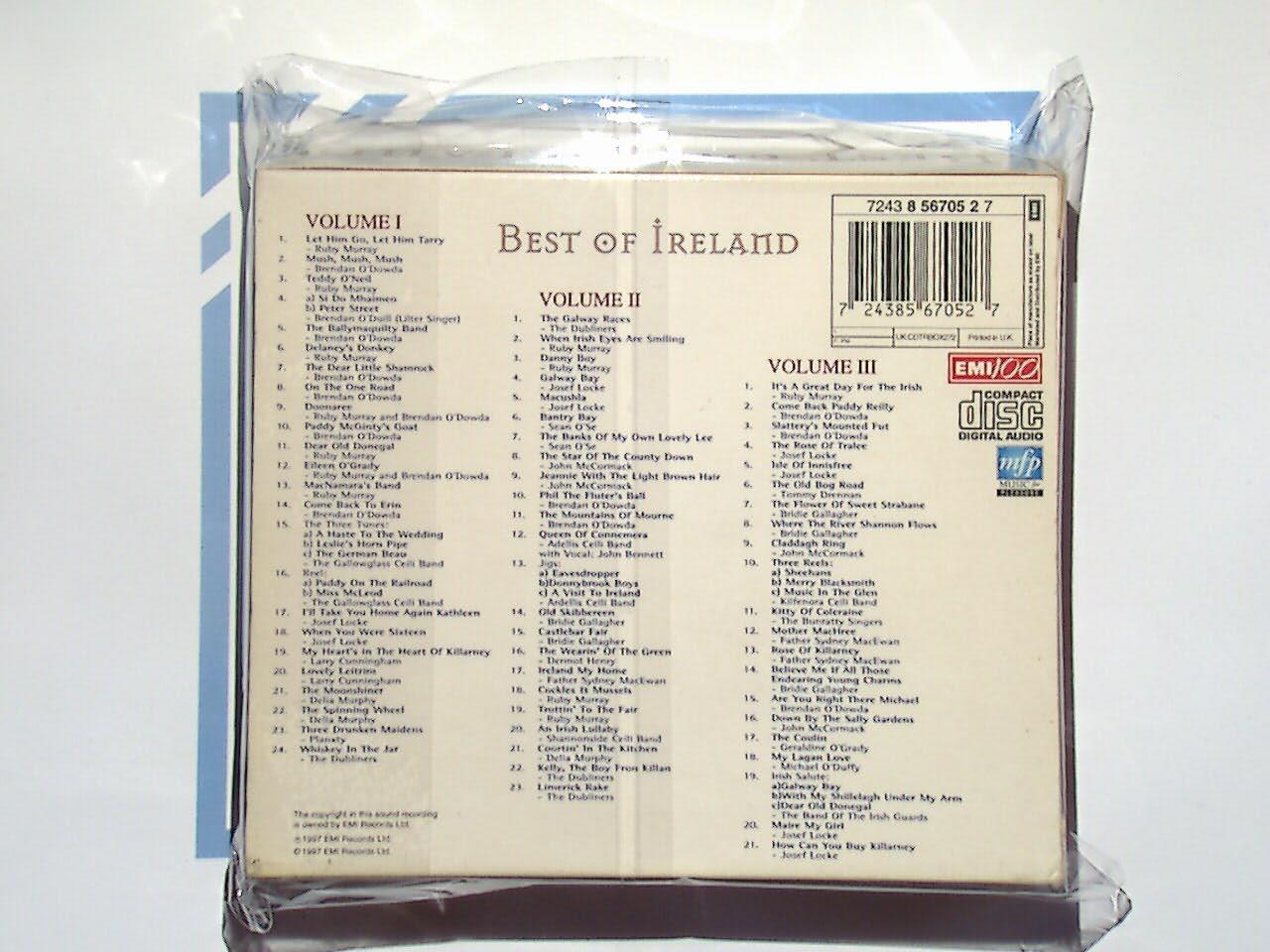 Various Artists - The Best of Ireland 3CD Nr Mint