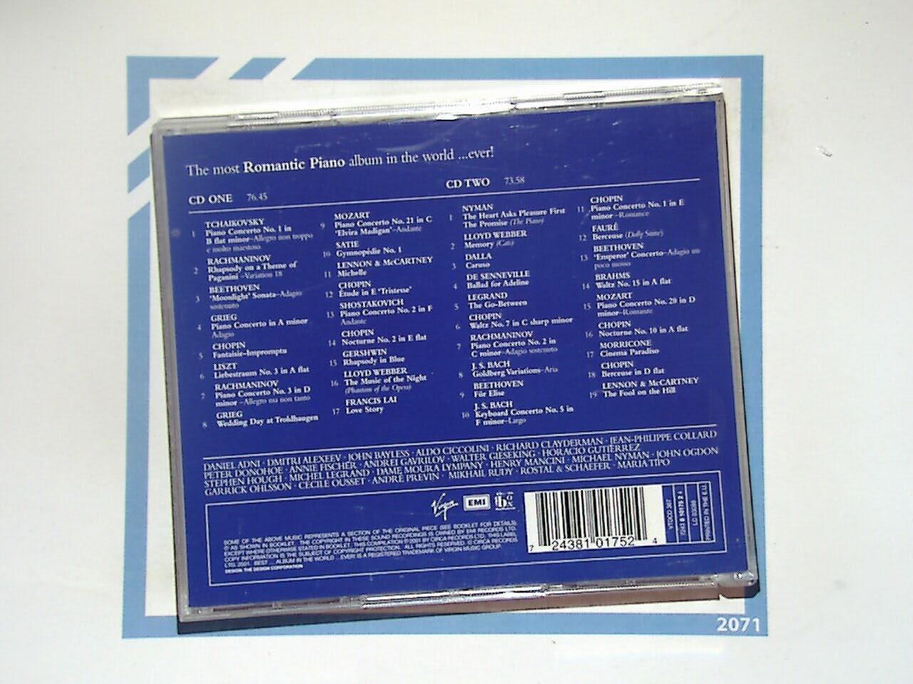 The Most Romantic Piano Album in the world ...Ever! 2CD Mint