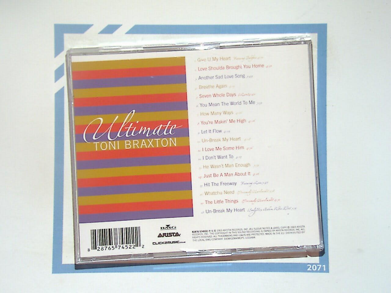 Ultimate Toni Braxton CD Nr Mint