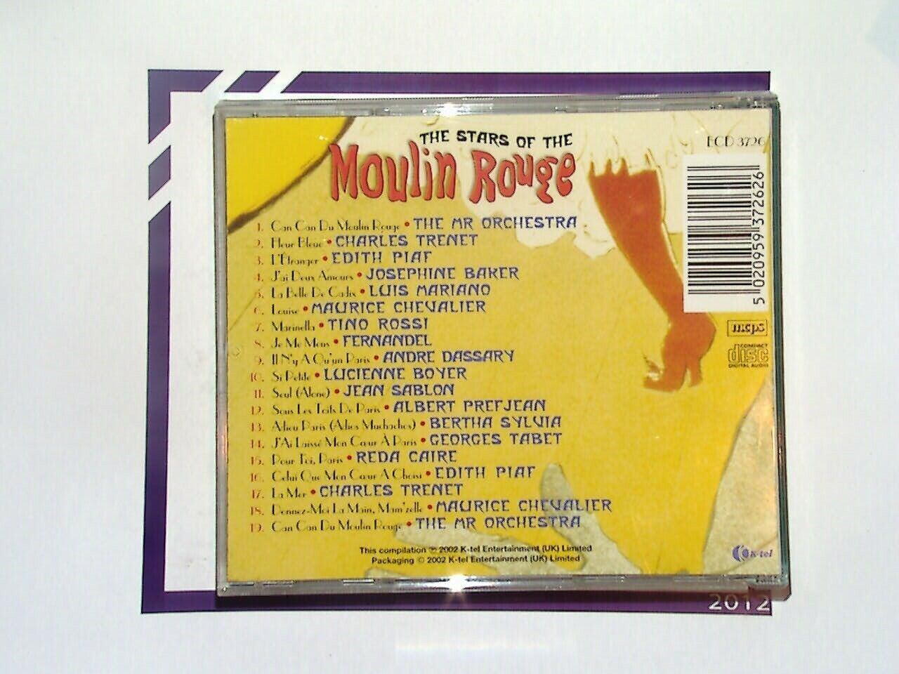 Various Artists - Stars of the Moulin Rouge CD Mint