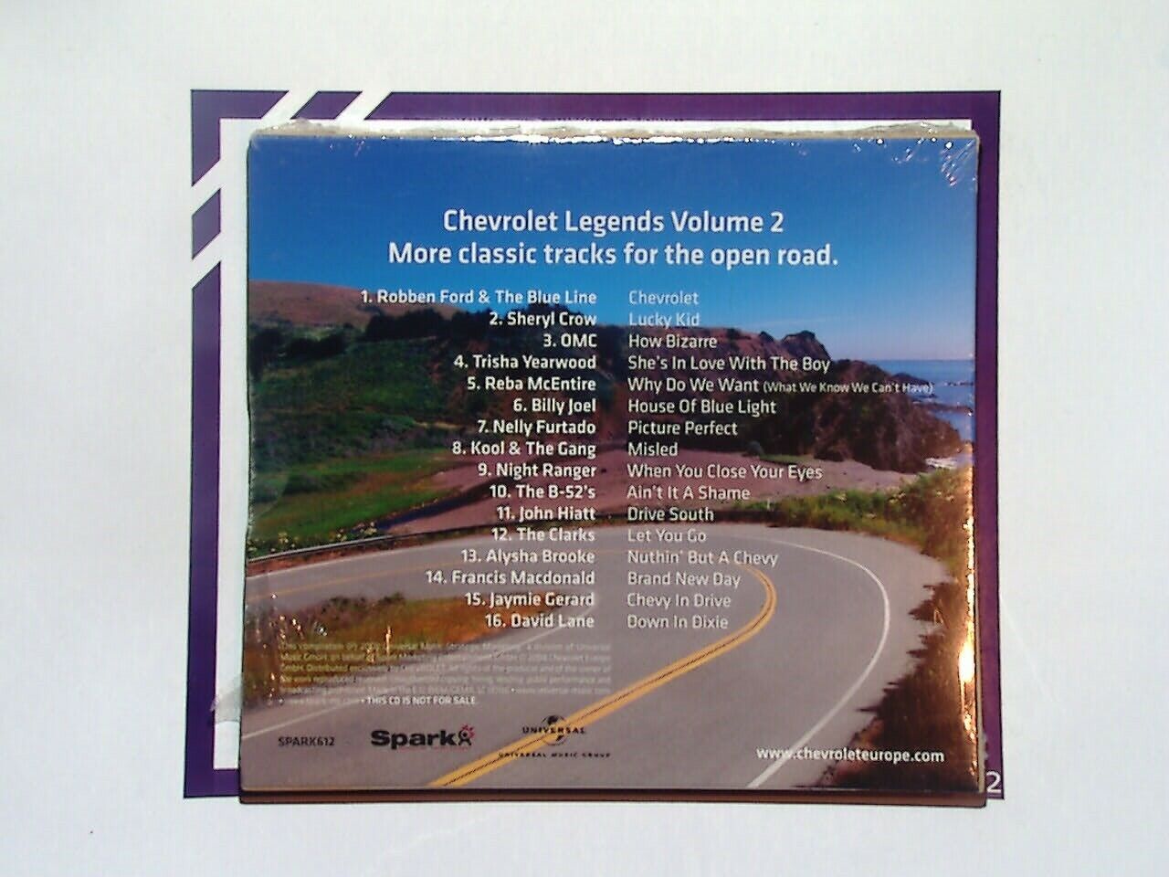 Various - Chevrolet Legends Volume 2 CD New & Sealed