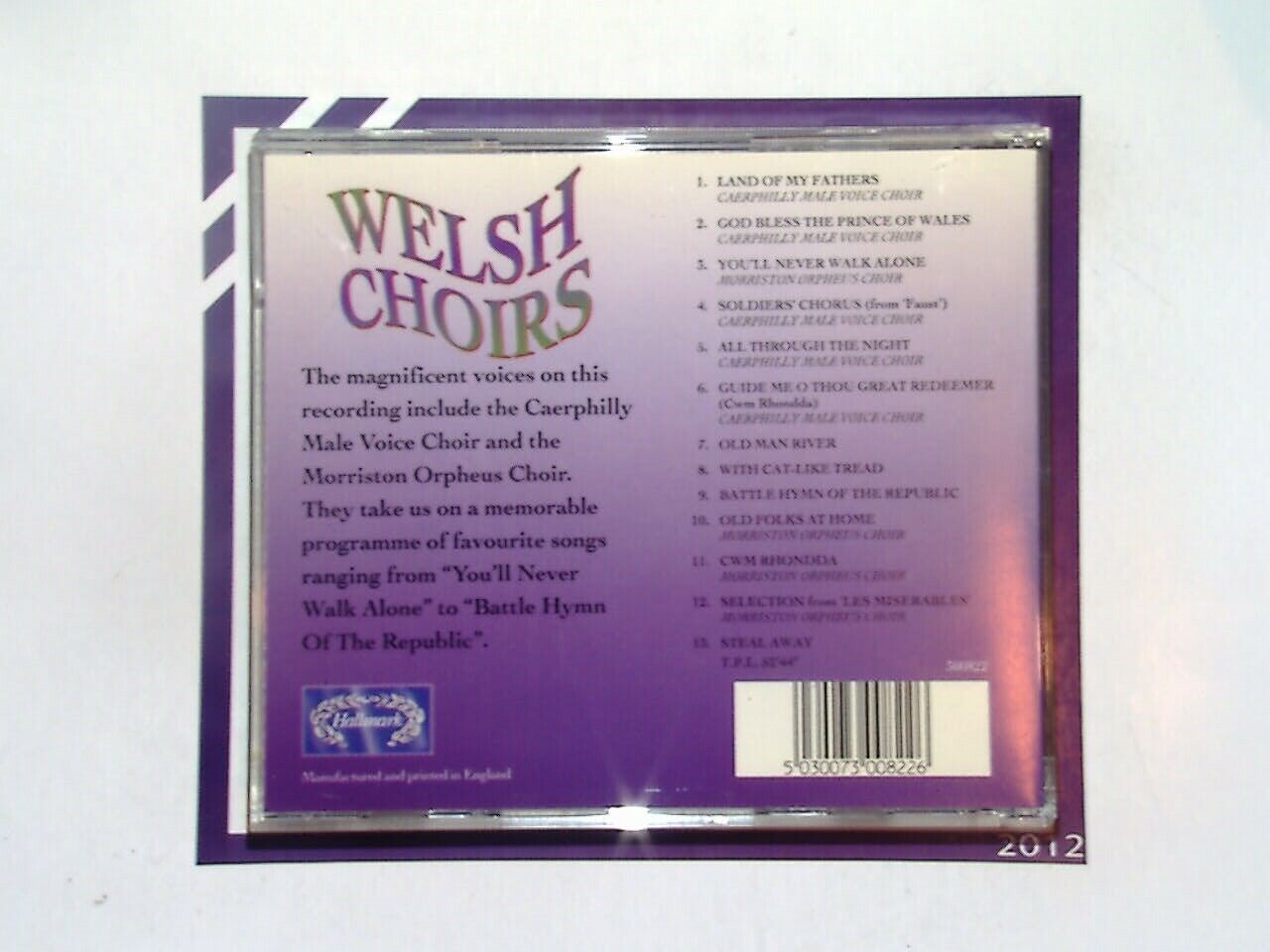 Various Welsh Choirs A Selection of Magnificent Choral Music Cd mint
