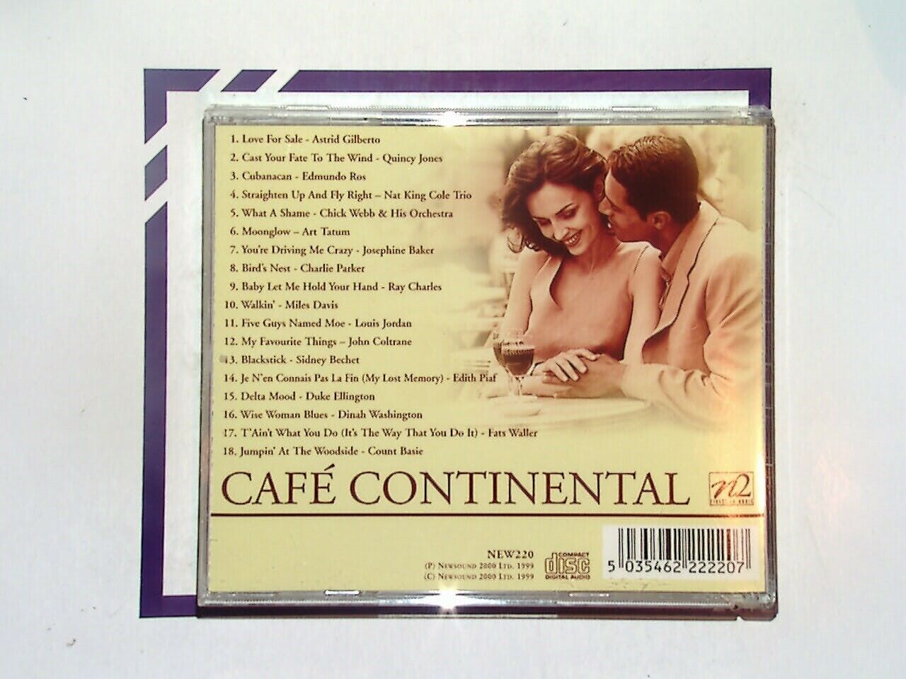 Various - Cafe Continental CD Mint