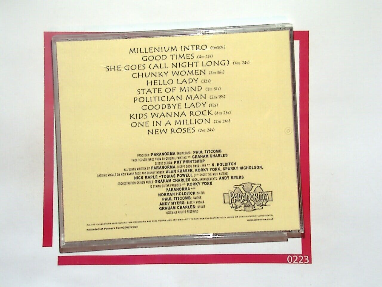 Paranorma State of Mind CD