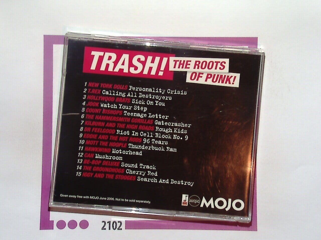 Trash! The Roots of Punk CD Mojo CD Mint