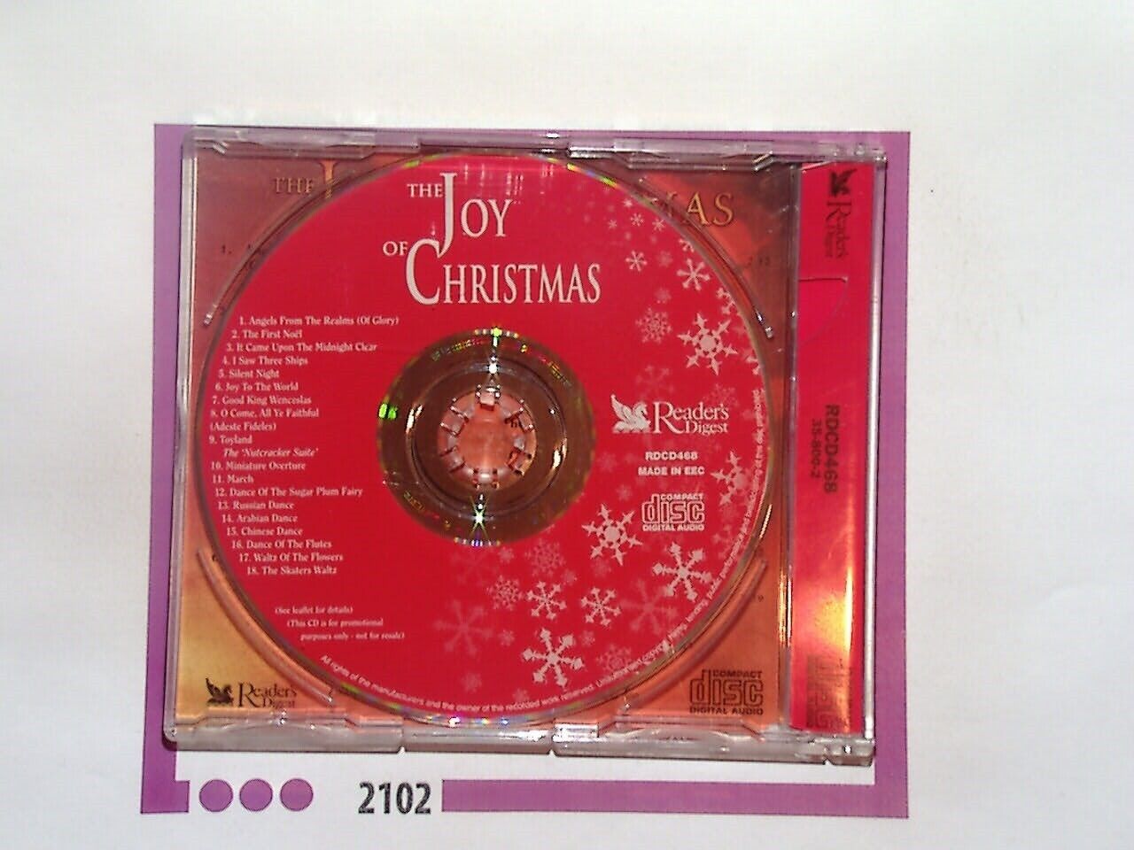 Readers Digest The Joy of Christmas CD Mint
