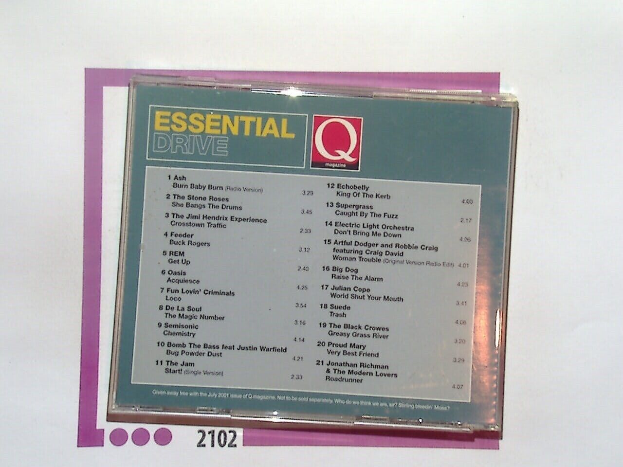 Q Magazine Essential Drive CD Mint