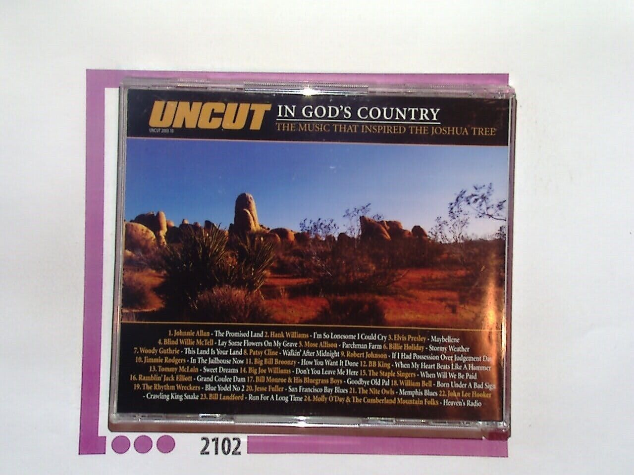 uncut Magazine In God's Country U2 CD Mint