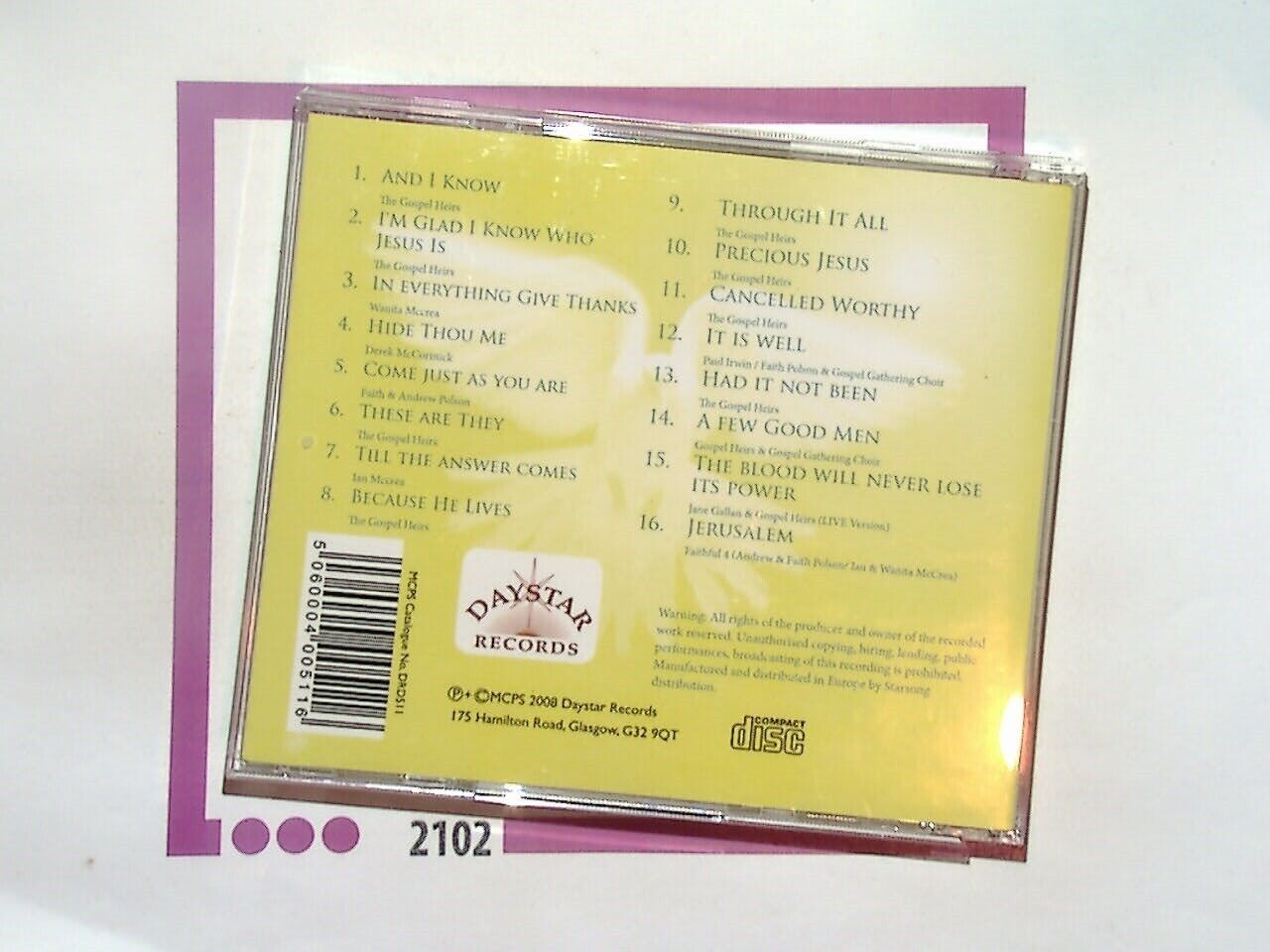 The Gospel Heirs & Friends Always Praising CD Mint